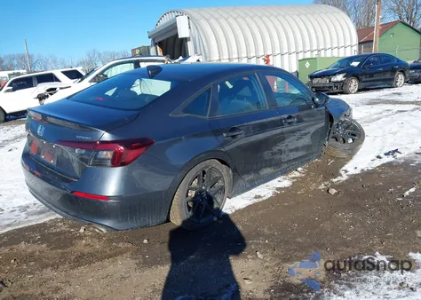 2025 Honda Civic Sport из США, поврежденный, VIN 2HGFE2F5XSH538392